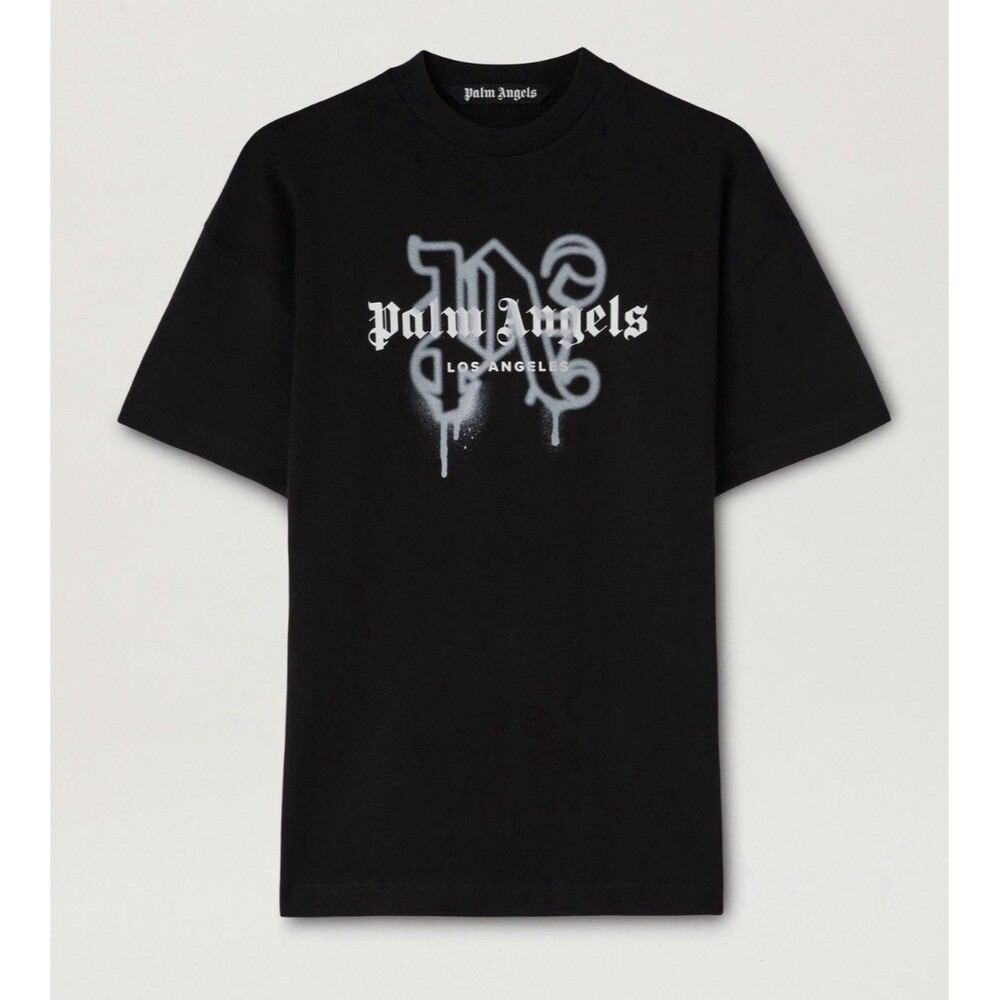 NWT Palm Angels LA Los Angeles Monogram  Spray Tee Tshirt XL Retail: $295
